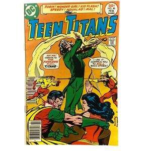 1977 Teen Titans DC Comic Books #46 30 Cents Evil Knievel Advertising